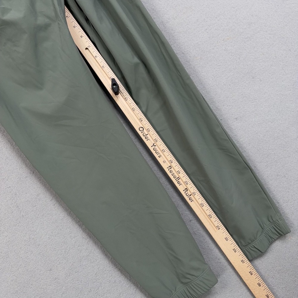 Gymshark Joggers Womens Medium Green Lightweight Stretch Windbreak Cuffed Pants - Picture 13 of 16